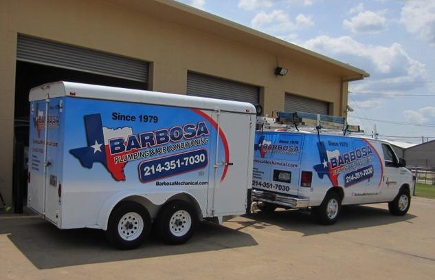 Call Barbosa Plumbing & Air Conditioning for plumbing in Irving, TX. Our fully-stocked truck will be on its way soon.