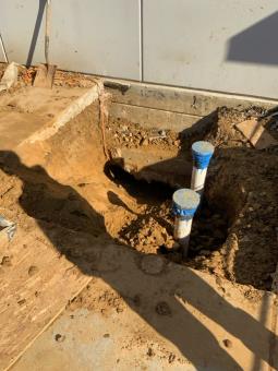 A completed Sewer Line job by 