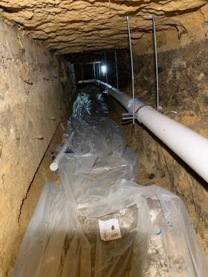 Suspended sewer line - Leave the heavy lifting to our plumbers when you need plumbing or sewer services in Flower Mound.