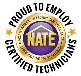 NATTE Certified Technician logo. For your AC Service in Farmers Branch, trust Barbosa, a NATE-certified contractor.