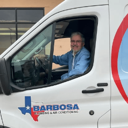 Barbosa always shows up on time and with a smile to provide commercial AC service. Watch for our company truck if you're in the DFW area.